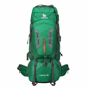 80L Tourist Rucksack Camping Hiking Military Backpack Ski Mountain Climbing Equipment Haversack Sportbag Molle Survival Backpack