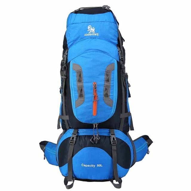 80L Tourist Rucksack Camping Hiking Military Backpack Ski Mountain Climbing Equipment Haversack Sportbag Molle Survival Backpack