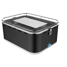 Load image into Gallery viewer, Mini Portable Charcoal Grill Table Top Square Grill Smokeless Grill Ignition of 3-4 Minutes for Barbecue, Outdoor BBQ Grill