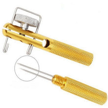 Load image into Gallery viewer, Aluminum Alloy Metal Manual Fishing Hook Tier Double-Headed Needle Gold Fishing Line Fishhook Tie Device Fishing Accessories