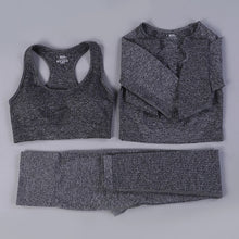 Load image into Gallery viewer, SVOKOR Yoga Set Women Seamless Dot Fitness Clothing Printing Workout Sport Wear Gym Push Up Leggings Bra Sport Suit