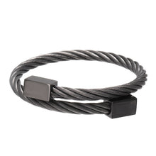 Load image into Gallery viewer, Classic Men Bracelet Jewelry Luxury Gold Plated Stainless Steel Cube Handmade Bracelets