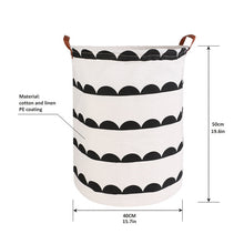 Load image into Gallery viewer, Foldable Laundry Basket Large Capacity Laundry Organizer Storage Bag Clothes Toy Picnic Bucket