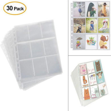 270 9-card Binder/album For Cards/Pocket Gaming/Trading Card Album Pages/Binder Sheets For Poke Mon