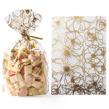 Load image into Gallery viewer, 50Pcs Plume Plastic Bag Creative Cookie Candy Bags Wedding Birthday Favors Easter Birthday Party Snack Gift Bag Packaging Gift