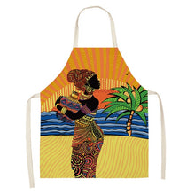 Load image into Gallery viewer, REM Indigenous People Pattern Kitchen Aprons for Women Cooking Cotton Souvenir Gifts 66x47cm