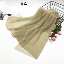 Load image into Gallery viewer, (FR) Modest Turban Hijab Head Scarf Women Wrinkles Long Shawl Headwear 75x180cm