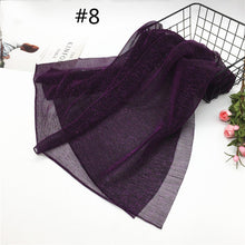 Load image into Gallery viewer, (FR) Modest Turban Hijab Head Scarf Women Wrinkles Long Shawl Headwear 75x180cm