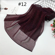 Load image into Gallery viewer, (FR) Modest Turban Hijab Head Scarf Women Wrinkles Long Shawl Headwear 75x180cm