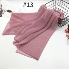 Load image into Gallery viewer, (FR) Modest Turban Hijab Head Scarf Women Wrinkles Long Shawl Headwear 75x180cm