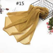 Load image into Gallery viewer, (FR) Modest Turban Hijab Head Scarf Women Wrinkles Long Shawl Headwear 75x180cm