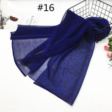 Load image into Gallery viewer, (FR) Modest Turban Hijab Head Scarf Women Wrinkles Long Shawl Headwear 75x180cm