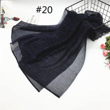 Load image into Gallery viewer, (FR) Modest Turban Hijab Head Scarf Women Wrinkles Long Shawl Headwear 75x180cm