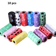 Load image into Gallery viewer, 11pcs Degradable Pet Dog Waste Poop Bag With Printing Doggy Bag Degradable Pet Waste Clean Poop Bags Dog Up Clean Bag