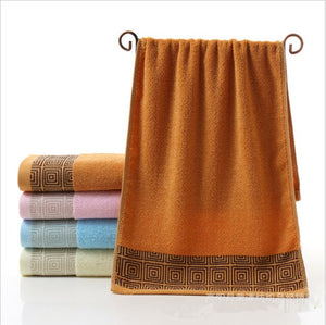 Soft Cotton Bath Towels For Adults Absorbent Terry Luxury Hand Bath Face Towels