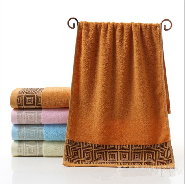 Soft Cotton Bath Towels For Adults Absorbent Terry Luxury Hand Bath Face Towels