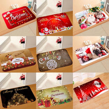 Load image into Gallery viewer, Santa Claus Christmas Flannel Carpet Merry Christmas Decoration for Home