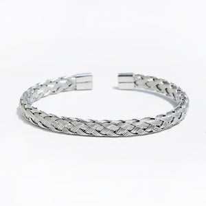 Classic Men Bracelet Jewelry Luxury Gold Plated Stainless Steel Cube Handmade Bracelets