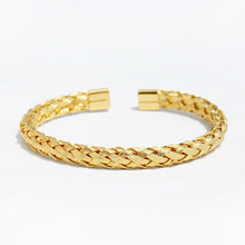 Load image into Gallery viewer, Classic Men Bracelet Jewelry Luxury Gold Plated Stainless Steel Cube Handmade Bracelets