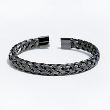 Load image into Gallery viewer, Classic Men Bracelet Jewelry Luxury Gold Plated Stainless Steel Cube Handmade Bracelets