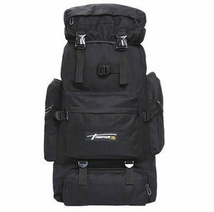 80L Outdoor Military Tactical Molle Bag Camping Hiking Trekking Backpack Camo US