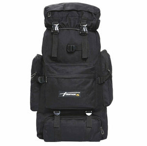 80L Outdoor Military Tactical Molle Bag Camping Hiking Trekking Backpack Camo US