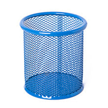 Load image into Gallery viewer, New Pencil Holder Office Desk Metal Mesh Square Round Pen Pot Cup Case Container Organiser Durable Pencil Case