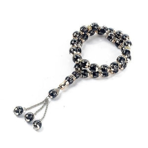 12mm 33 Muslim Prayer Beads Misbaha Tasbeeh Sibha Islamic Tassel Pendant Tasbih Allah