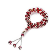 Load image into Gallery viewer, 12mm 33 Muslim Prayer Beads Misbaha Tasbeeh Sibha Islamic Tassel Pendant Tasbih Allah