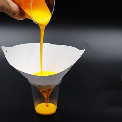 50pcs Fine Paint Paper Strainers (120/140micron) Sieve Filter Nylon Mesh Net Funnel Disposable Filter Paper
