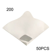 Load image into Gallery viewer, 50pcs Fine Paint Paper Strainers (120/140micron) Sieve Filter Nylon Mesh Net Funnel Disposable Filter Paper