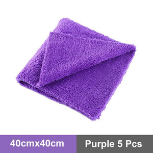 3/5/10 pcs Extra Soft Car Wash Microfiber Towel Car Cleaning Drying Cloth Car Care Cloth Detailing Car WashTowel Never Scrat