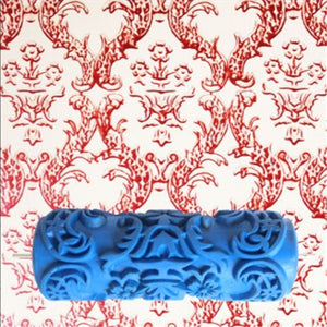 18 Patterns Wall Decoration Paint 5" Rubber Roller Brush Head Without Painting Tools Wallpaper Home Room Painting Machine 85-102