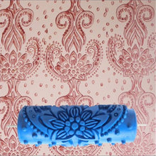 Load image into Gallery viewer, 18 Patterns Wall Decoration Paint 5&quot; Rubber Roller Brush Head Without Painting Tools Wallpaper Home Room Painting Machine 85-102
