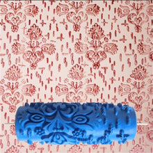 Load image into Gallery viewer, 18 Patterns Wall Decoration Paint 5&quot; Rubber Roller Brush Head Without Painting Tools Wallpaper Home Room Painting Machine 85-102
