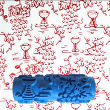 Load image into Gallery viewer, 18 Patterns Wall Decoration Paint 5&quot; Rubber Roller Brush Head Without Painting Tools Wallpaper Home Room Painting Machine 85-102