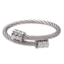 Load image into Gallery viewer, Classic Men Bracelet Jewelry Luxury Gold Plated Stainless Steel Cube Handmade Bracelets