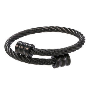 Classic Men Bracelet Jewelry Luxury Gold Plated Stainless Steel Cube Handmade Bracelets