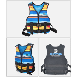 Child Life Vest Kid Swimming Neoprene Jacket for Boys Girls Buoyancy Safety Suit Boating Beach Swim Surf Ski Drift Water Sports