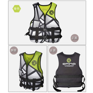 Child Life Vest Kid Swimming Neoprene Jacket for Boys Girls Buoyancy Safety Suit Boating Beach Swim Surf Ski Drift Water Sports