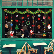 Load image into Gallery viewer, 1pcs Merry Christmas Santa Claus Window Wall Sticker Christmas Decoration For Home 2020 Christmas Ornaments Xmas New Year 2021