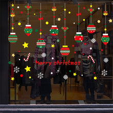 Load image into Gallery viewer, 1pcs Merry Christmas Santa Claus Window Wall Sticker Christmas Decoration For Home 2020 Christmas Ornaments Xmas New Year 2021