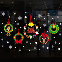 Load image into Gallery viewer, 1pcs Merry Christmas Santa Claus Window Wall Sticker Christmas Decoration For Home 2020 Christmas Ornaments Xmas New Year 2021