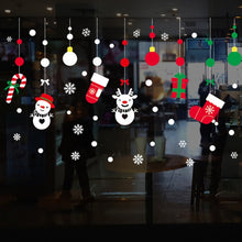 Load image into Gallery viewer, 1pcs Merry Christmas Santa Claus Window Wall Sticker Christmas Decoration For Home 2020 Christmas Ornaments Xmas New Year 2021