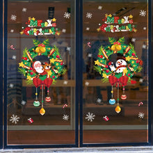 Load image into Gallery viewer, 1pcs Merry Christmas Santa Claus Window Wall Sticker Christmas Decoration For Home 2020 Christmas Ornaments Xmas New Year 2021