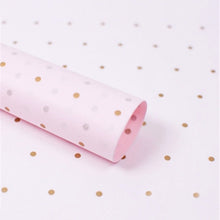 Load image into Gallery viewer, REM 28pcs 50cm*70cm Dot Print Tissue Papers Flower Wrapping Papers Gift Packaging Craft Paper