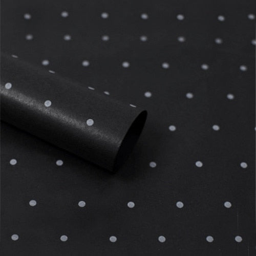 REM 28pcs 50cm*70cm Dot Print Tissue Papers Flower Wrapping Papers Gift Packaging Craft Paper