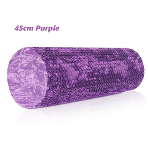 REM 30cm/45cm Iridescent Cloud Yoga Foam Roller Pilates Block High-density Floating Massage Roller
