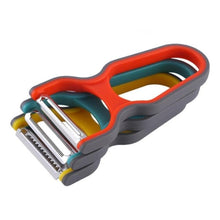 Load image into Gallery viewer, 3 Pcs Vegetable Fruits Peeler Grater Cutter Kitchen Peeling Tool (Random Color)