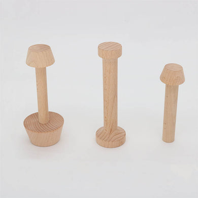 1Pcs Wooden Egg Tart Mould Double Portable Pastry Pusher DIY Baking Supplies Egg Tart Tamper Kitchen Tools